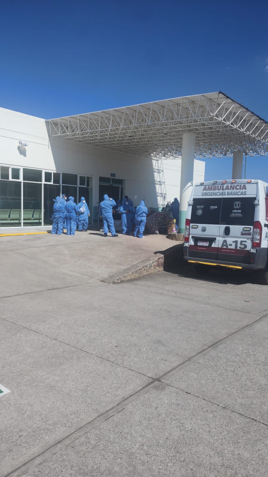 Evacuan Hospital Regional de Pátzcuaro