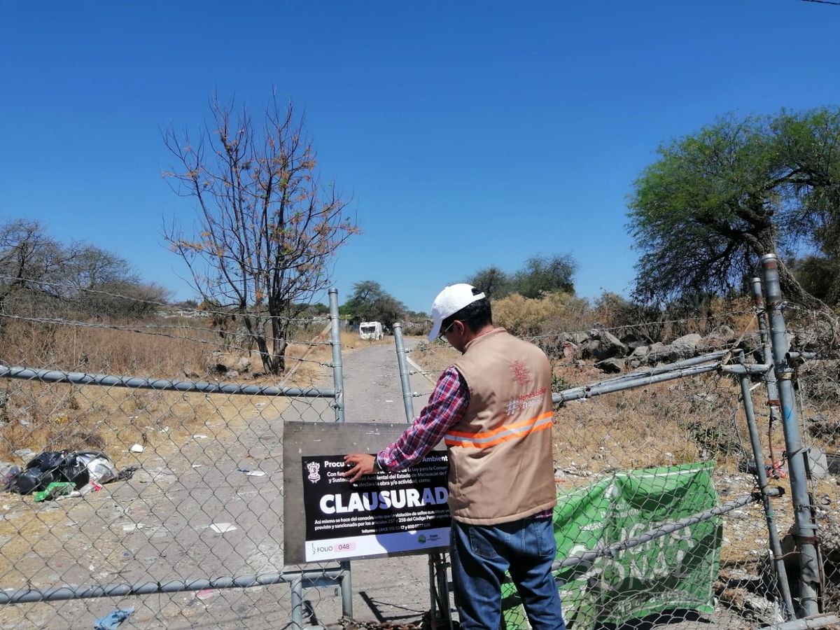 Clausura Proam basurero de Cuitzeo por incumplimiento ambiental