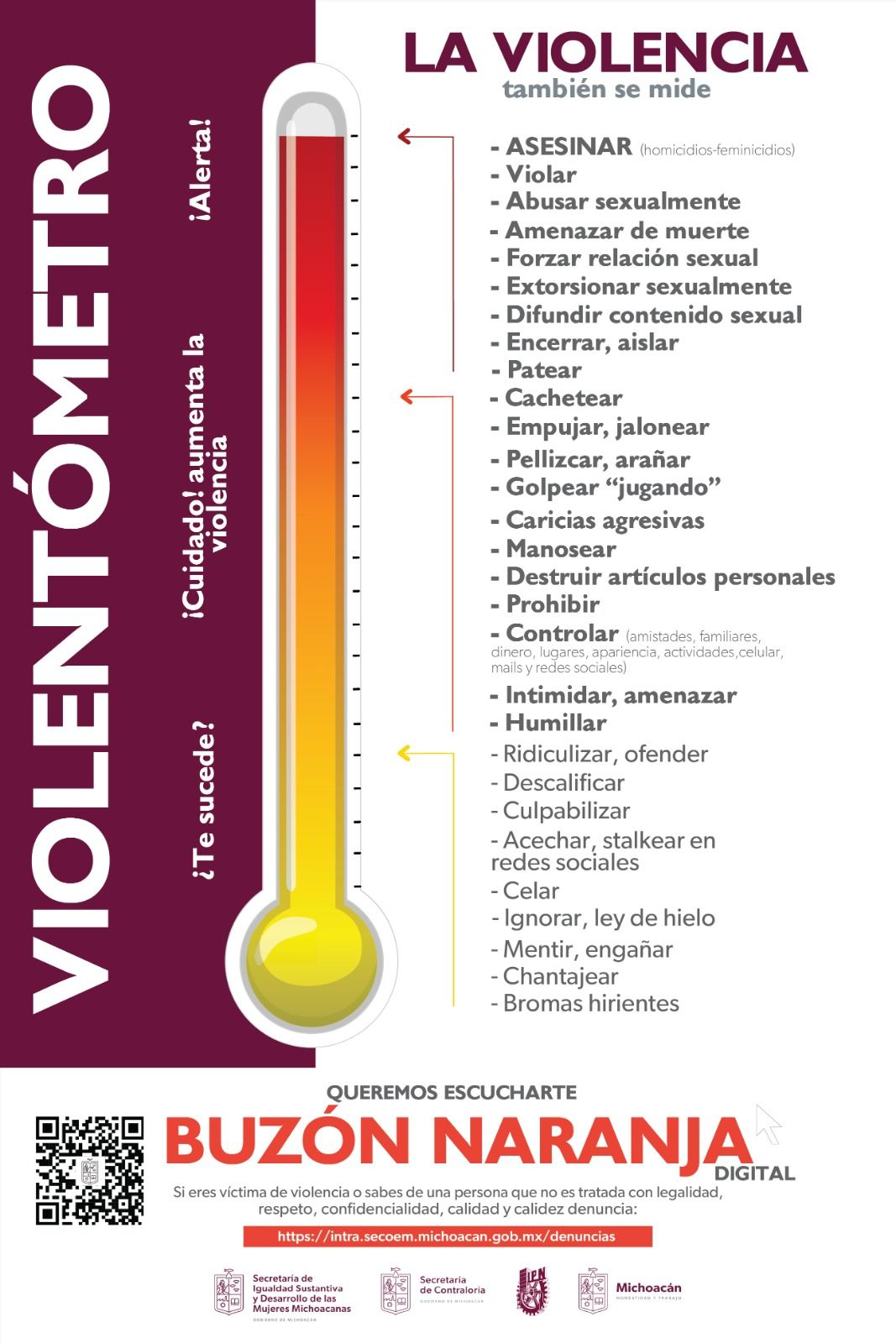 Actualizan el Violentómetro para identificar agresiones contra las mujeres