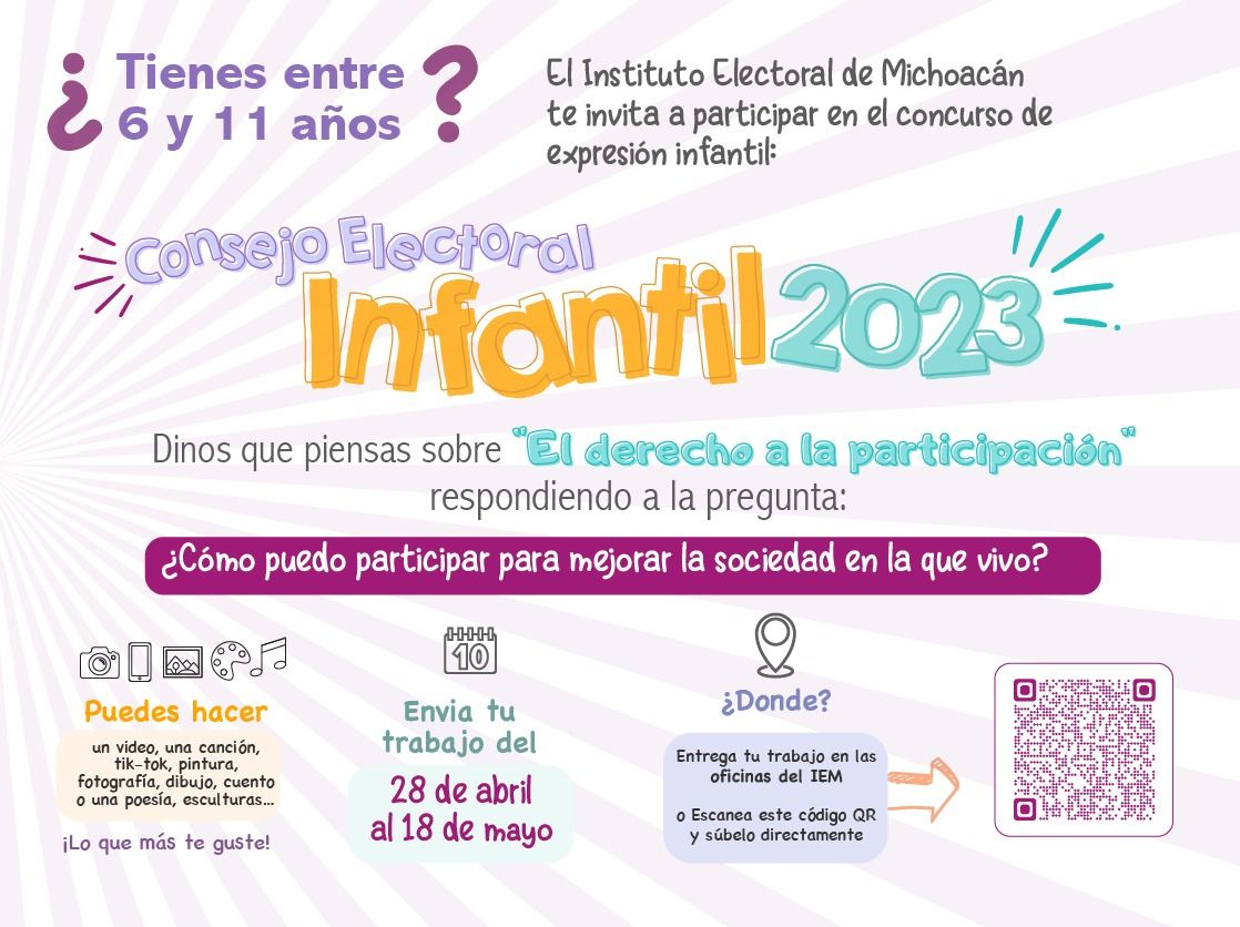 Lanza IEM concurso de Expresión Infantil 2023.