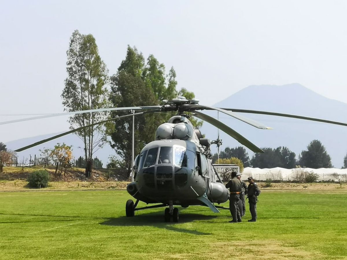 Envía Marina helicóptero para combatir incendio en cerro de La Beata: Cofom