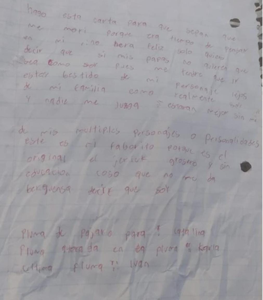 Menor de edad se quitó la vida, porque le prohibieron escuchar a Peso Pluma