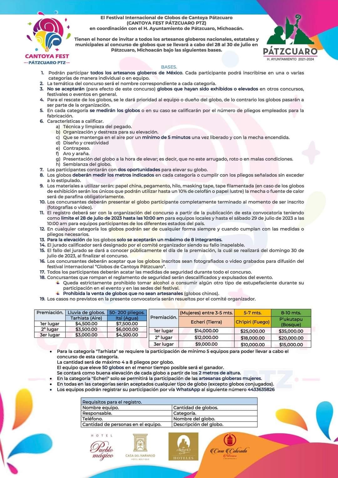 Lista la convocatoria para el Festival de Globos de Cantoya