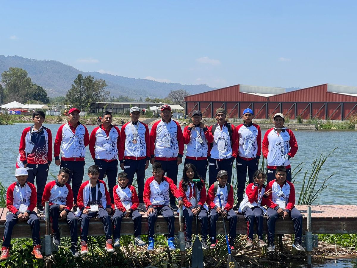 Con medallas se regresó la delegación de canoistas de Michoacán
