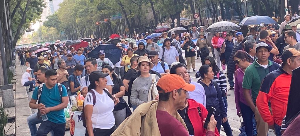 La Sección XVlll de la CNTE inició su jornada nacional de lucha con marcha en la CDMX