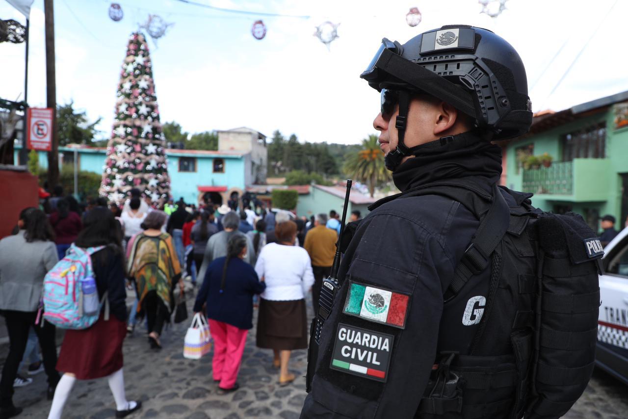 SSP garantiza seguridad en la XXIV Feria de la Esfera, en Tlalpujahua