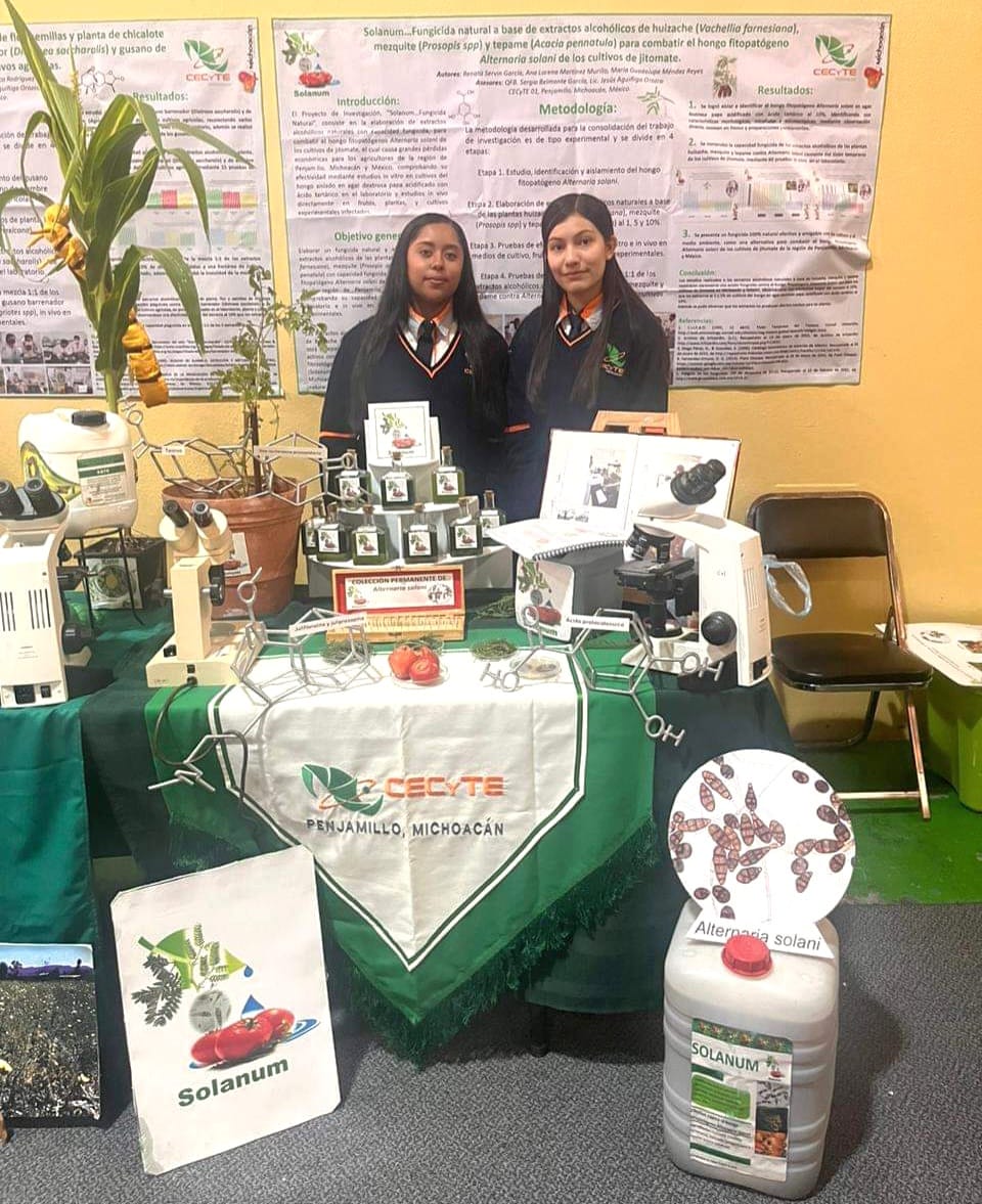 Alumnas del Cecytem Penjamillo ganan Expo Ideas Michoacán 2023