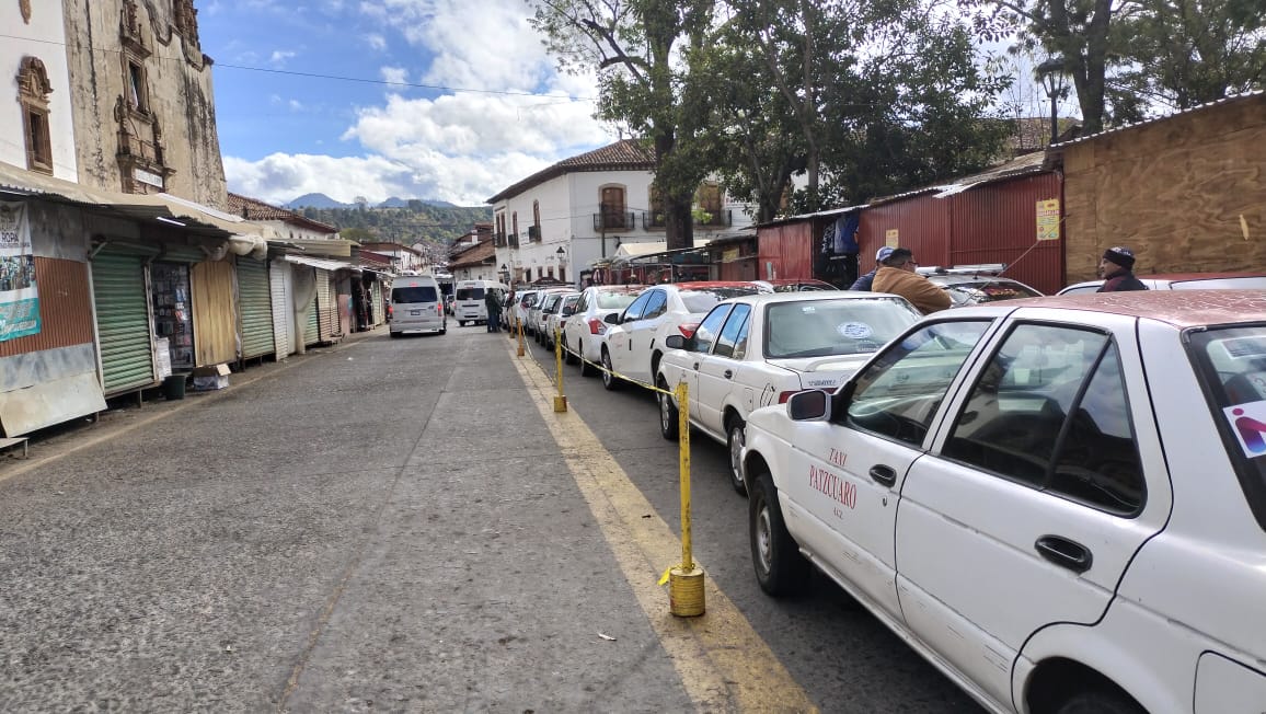 Día de manifestaciones en Pátzcuaro