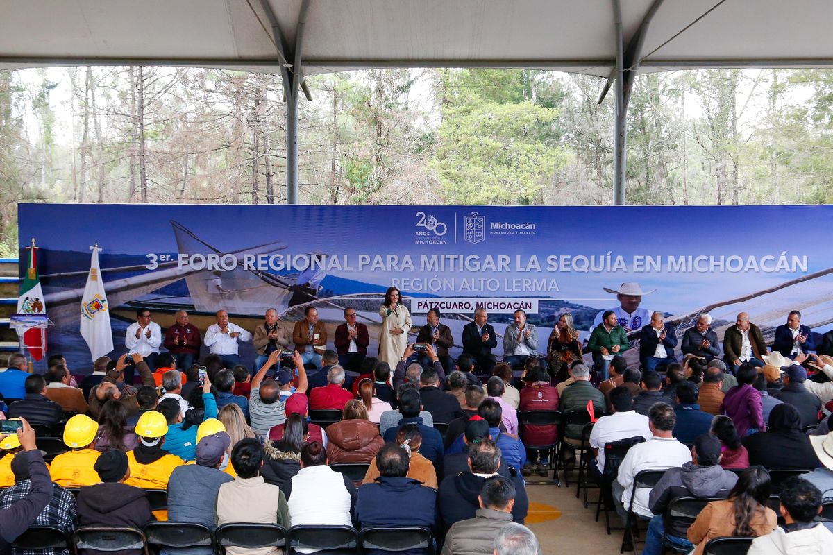 Urgente el tema del agua en Michoacán, señaló Macarena Chávez