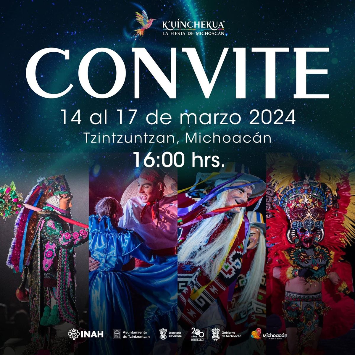 Conoce el recorrido que tendrá el convite a la K’uínchekua