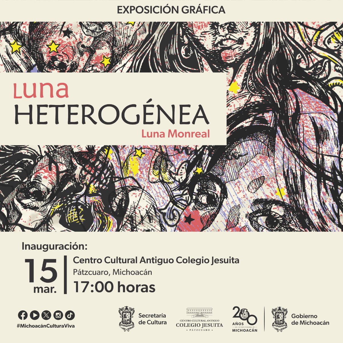 Luna Monreal inaugurará exposición sobre el ser femenino, en el Jesuita