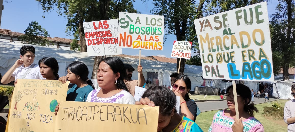 Por el rescate del Lago, colectivos se manifiestan