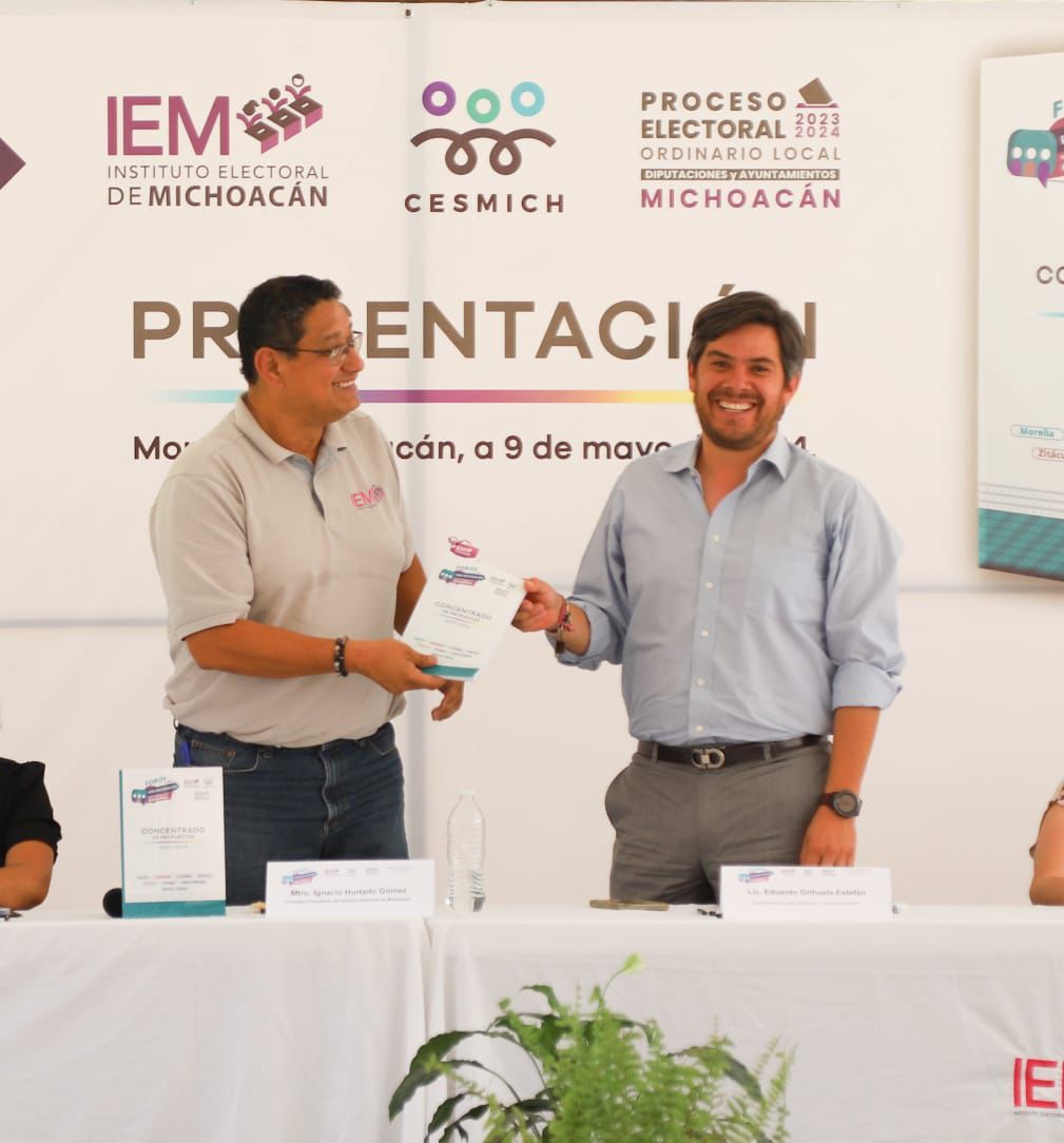 IEM y Cesmich entregaron Concentrado de propuestas a institutos políticos y candidaturas Independientes