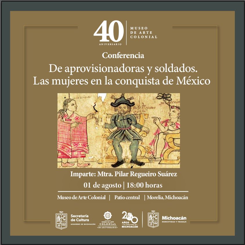 Conoce el rol de las mujeres en la conquista de México, con esta charla de la Secum