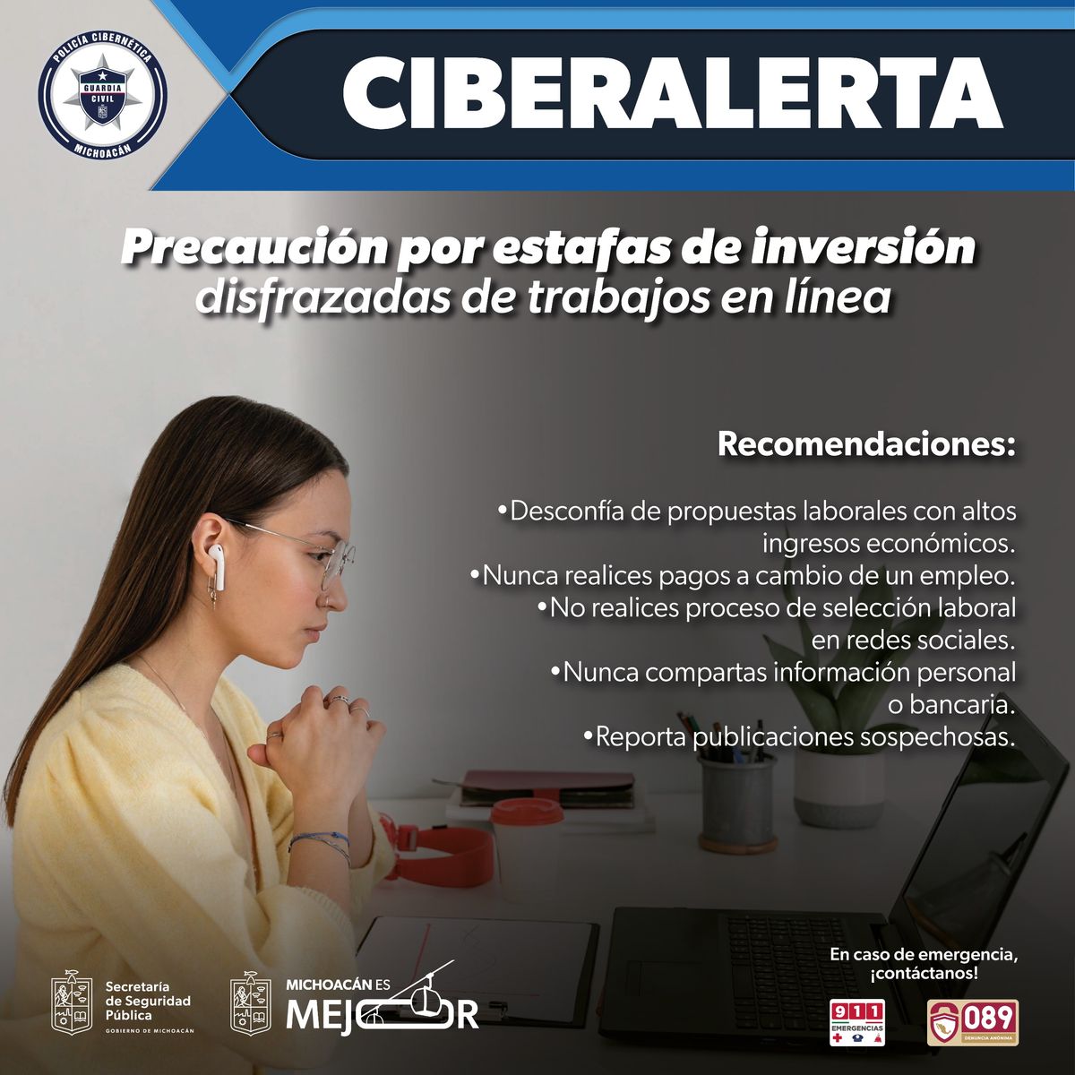 ¡Cuidado! Conoce cómo identificar falsas ofertas de trabajo en redes sociales: SSP
