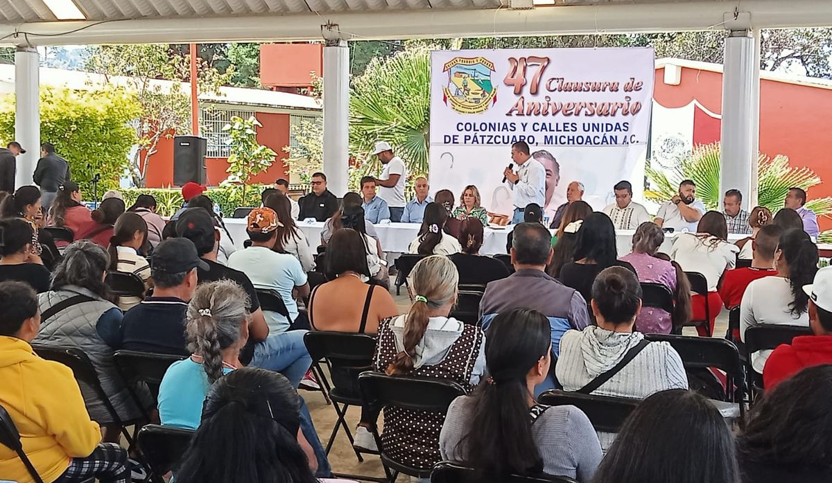 47 años de Colonias y Calles Unidas de Pátzcuaro y van por más