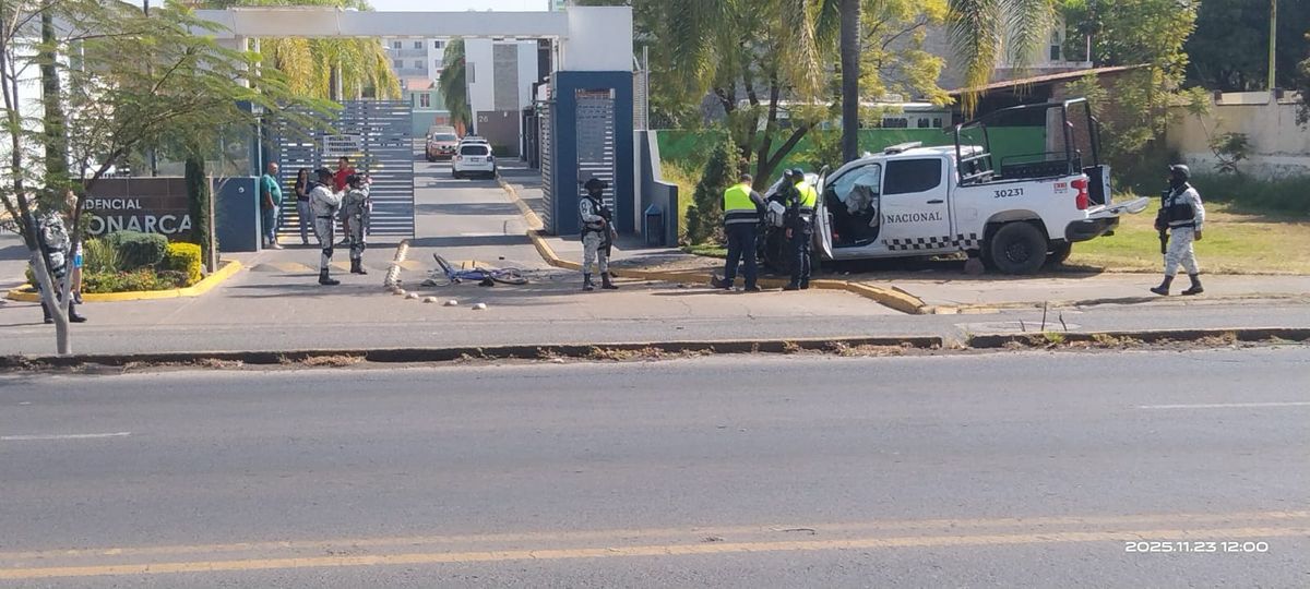 Mujer y dos niños mueren tras choque entre una patrulla de la GN y 4 vehículos particulares, en Zamora