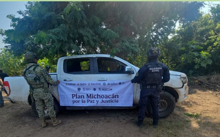 Asegura Guardia Civil tres vehículos robados y con impactos de bala