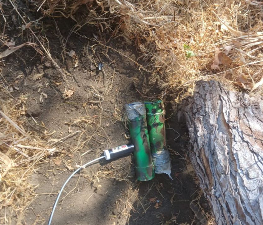 Localidad Paredes del Ahogado minada con artefactos explosivos