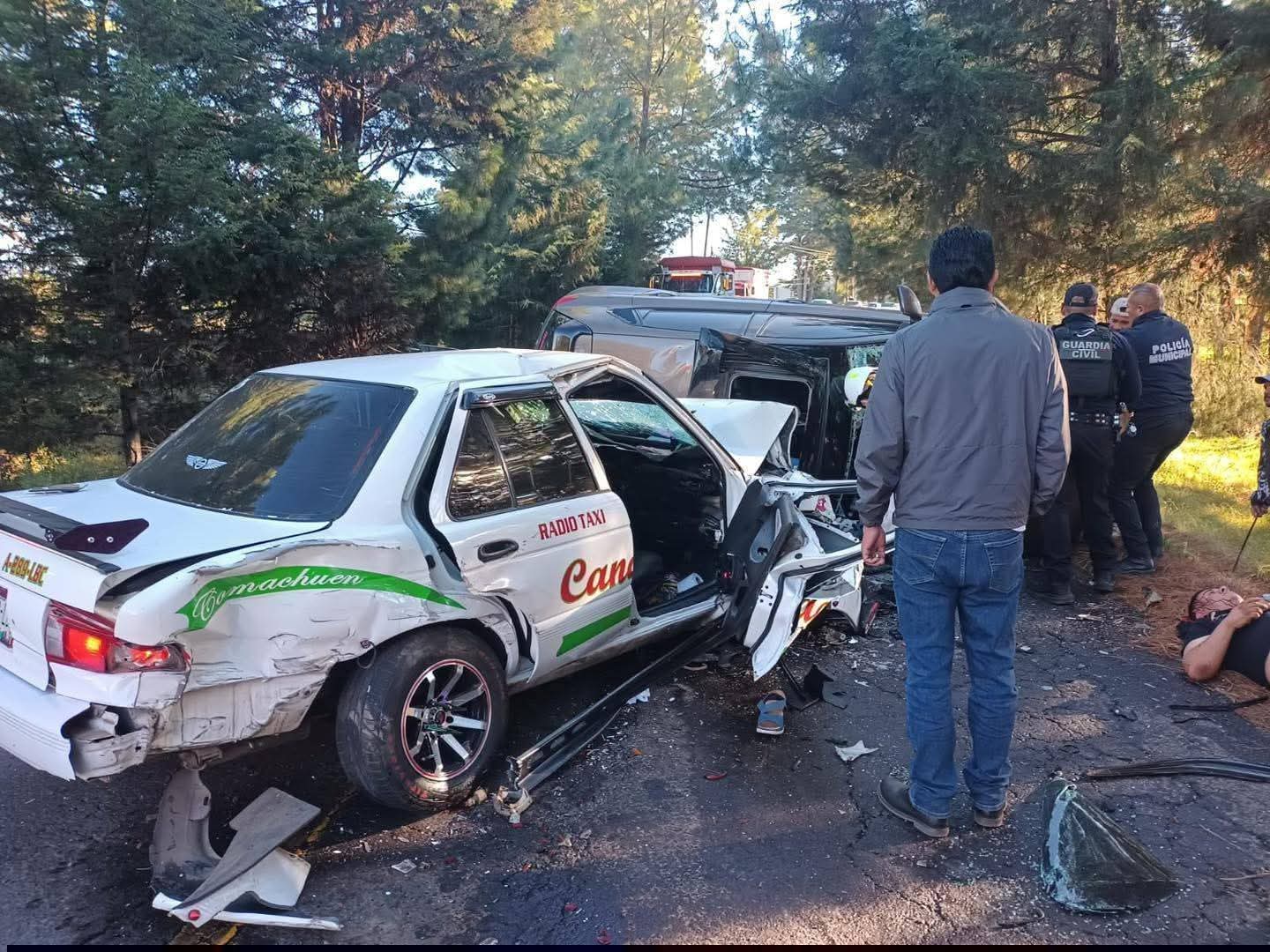 Fatal choque en la carretera Tacámbaro–Opopeo deja un muerto y varios heridos
