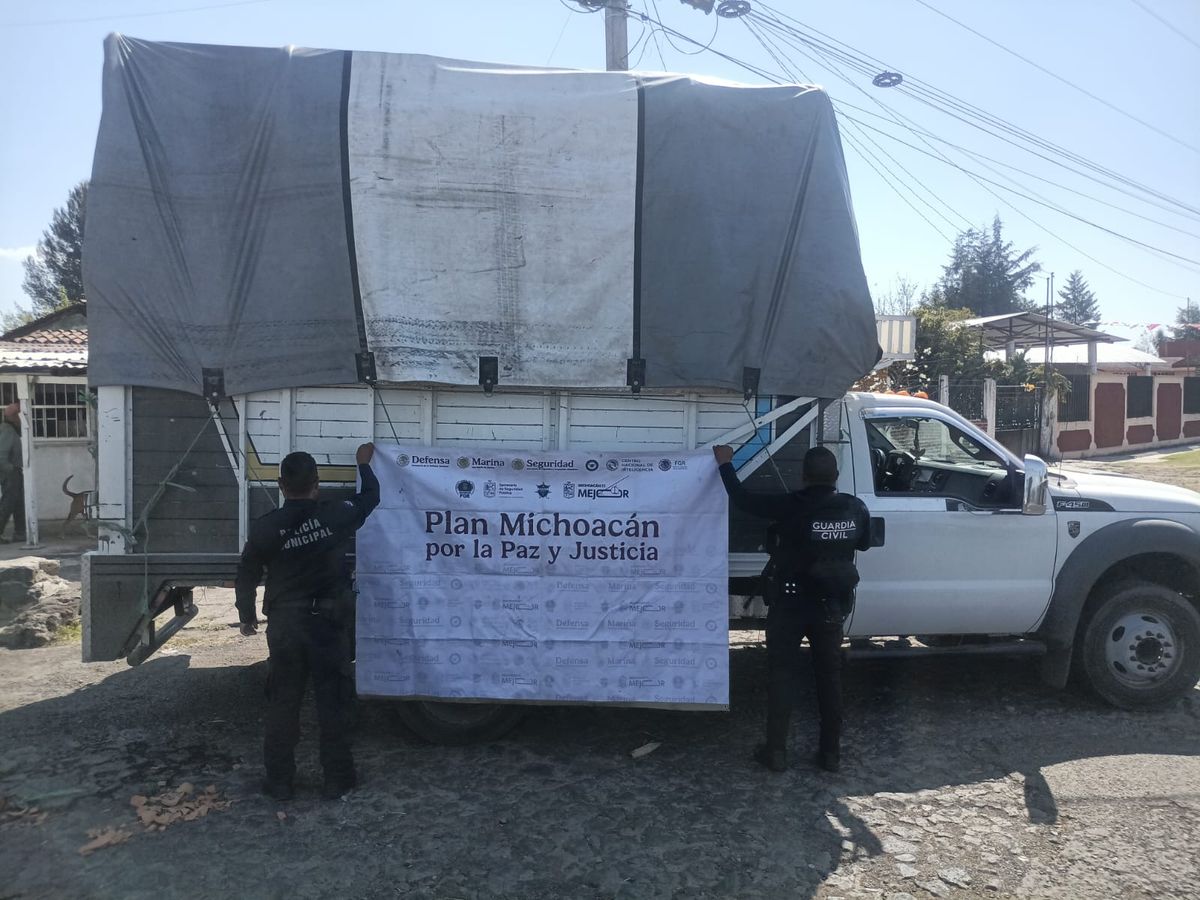 Robo de unidad, movilizó a corporaciones en Tzintzuntzan