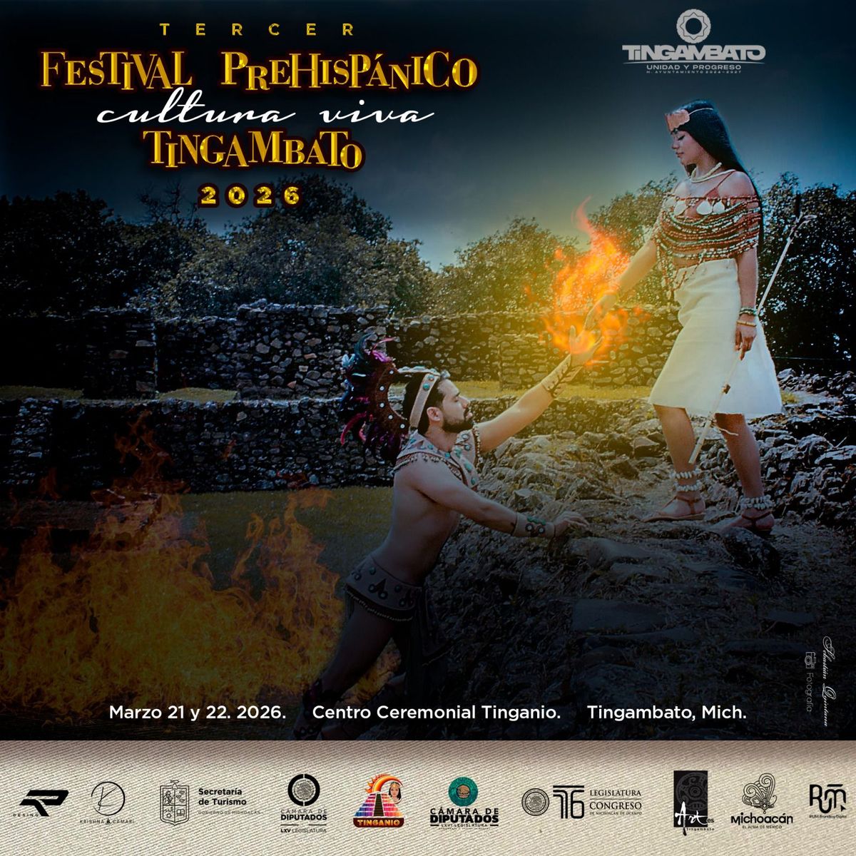 Vive el rescate de rituales ancestrales en el Festival Prehispánico de Tingambato: Sectur