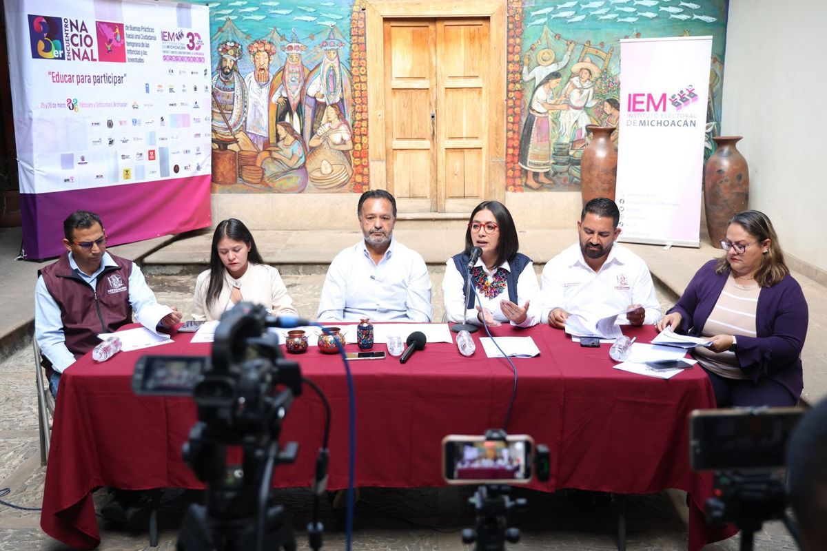 Presenta el IEM el 3er Encuentro Nacional de Buenas Prácticas en Educación Cívica “Educar para participar”