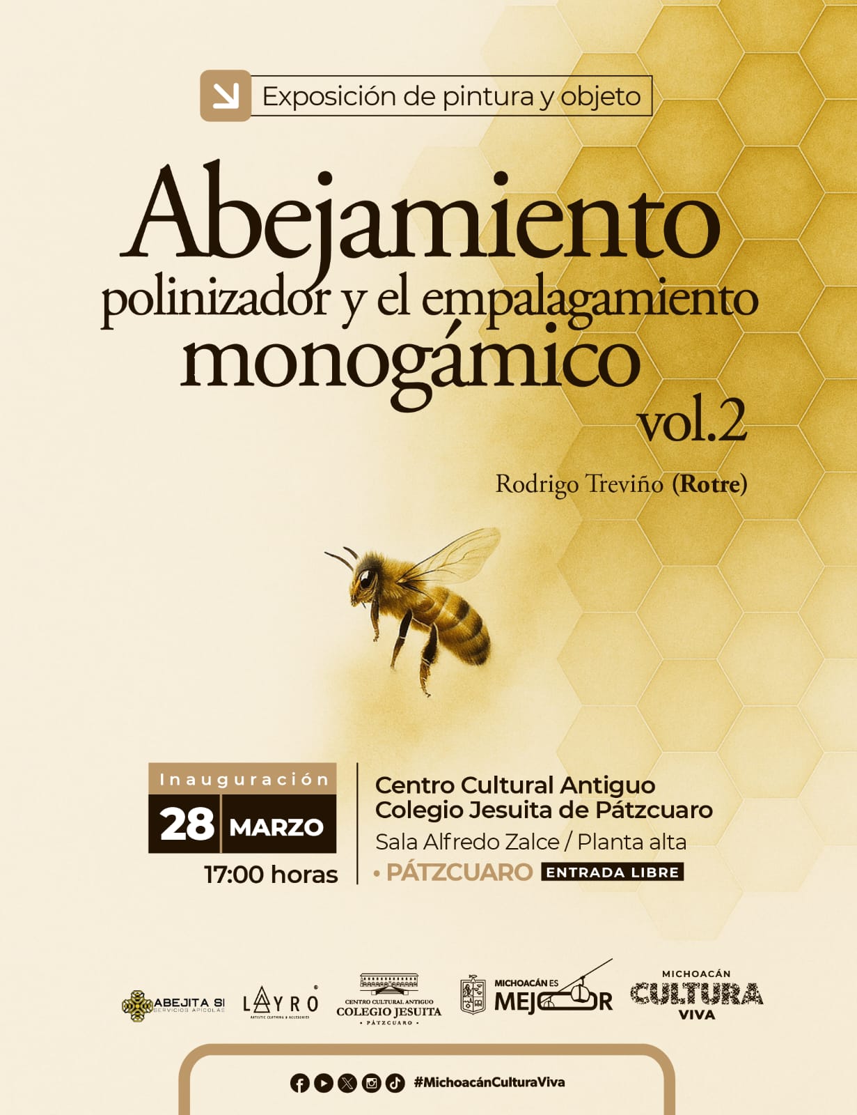 Miel, deseo y rituales; la obra visual de Rodrigo Treviño endulzará al Jesuita: Secum