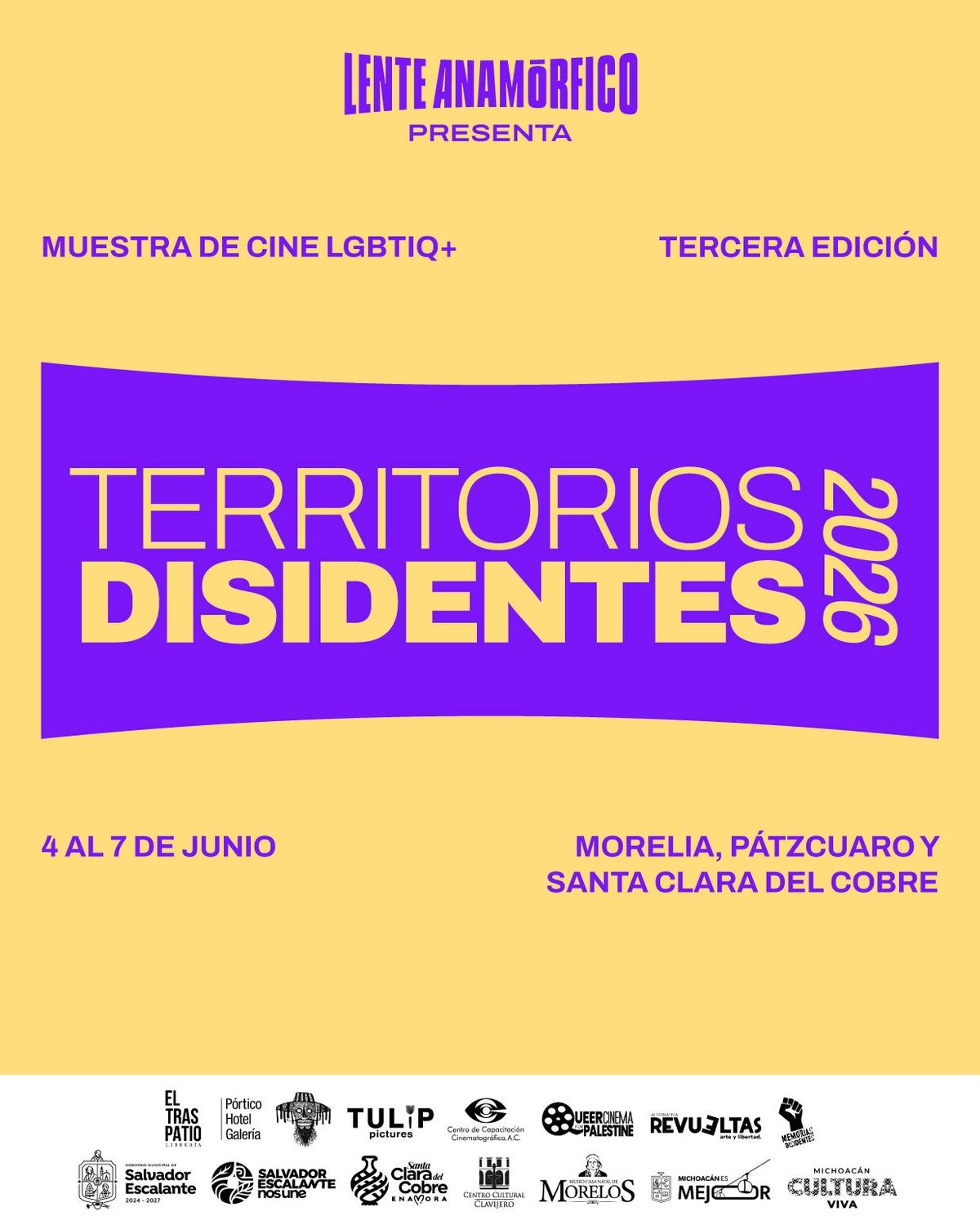 Territorios Disidentes regresa para su tercera edición: cine LGBTIQ, comunidad y territorio