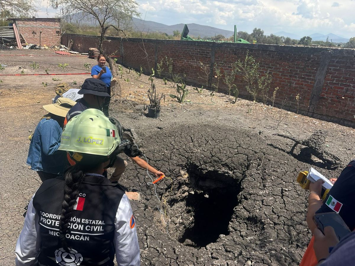 Fenómeno en Ixtlán no es un volcán activo; autoridades de PC mantienen vigilancia