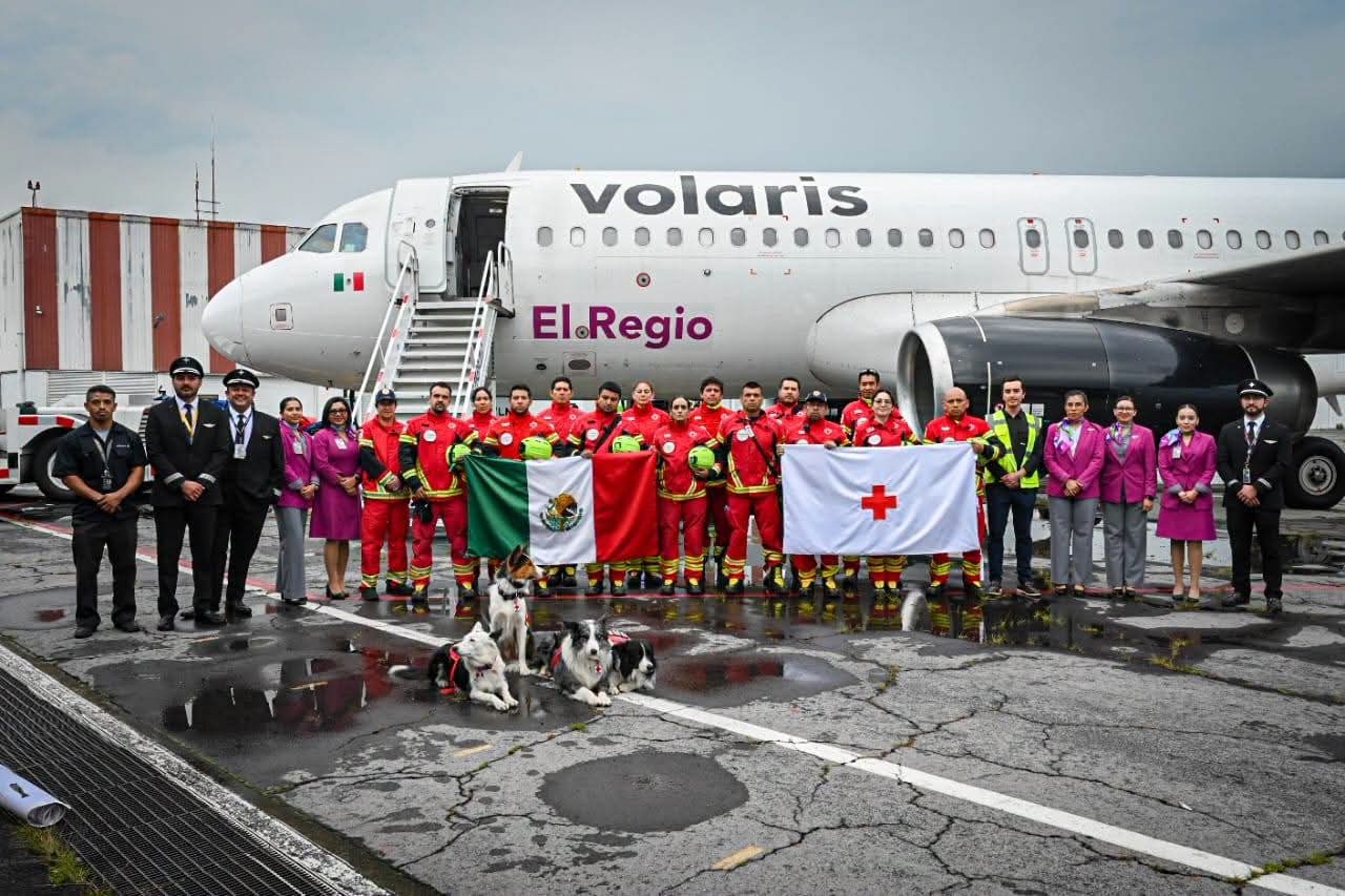 Fuerza de Tarea USAR de Cruz Roja Mexicana rumbo a Venezuela, un Michoacano a bordo