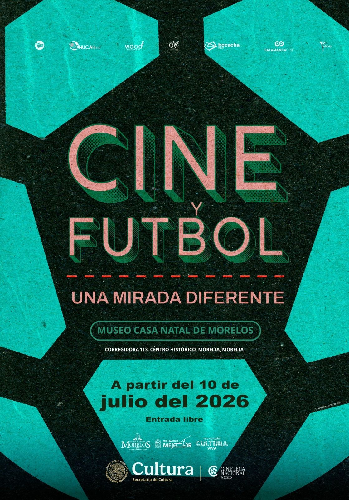 Cine y fútbol llegan al Museo Casa Natal de Morelos con entrada libre