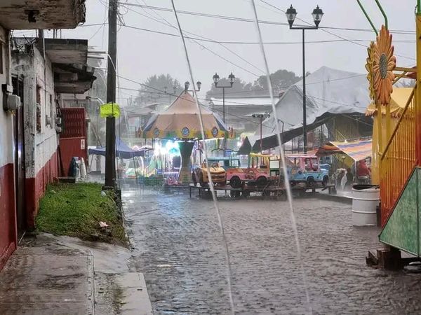 Tromba azotó en Santa Clara del Cobre