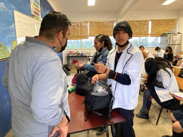 Realizan Operación Mochila en plantel Tzintzuntzan del Cecytem