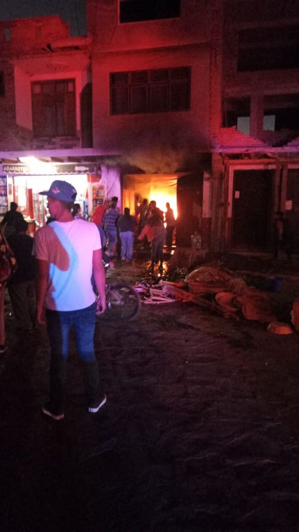 Se incendia bodega en Tzintzuntzan