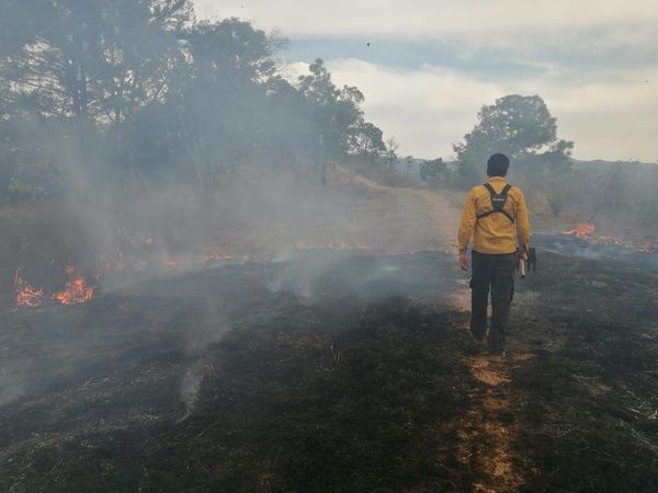 Se incendia el Cerro Blanco