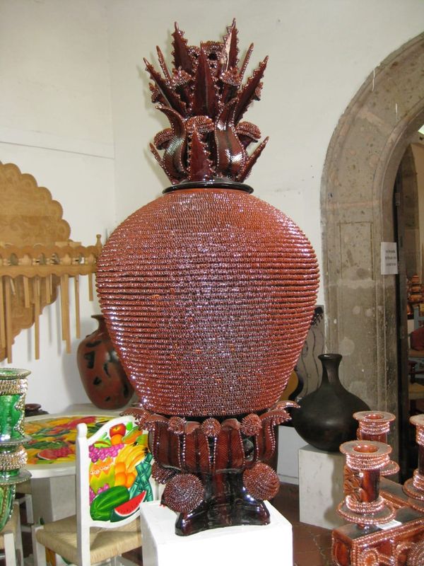 Va Michoacán por recuperar marca colectiva para piñas de barro de San José de Gracia