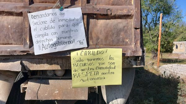 Comuneros de San Cristóbal, cierran validad.