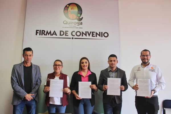 Icatmi renueva convenio con Quiroga para capacitación de trabajadores