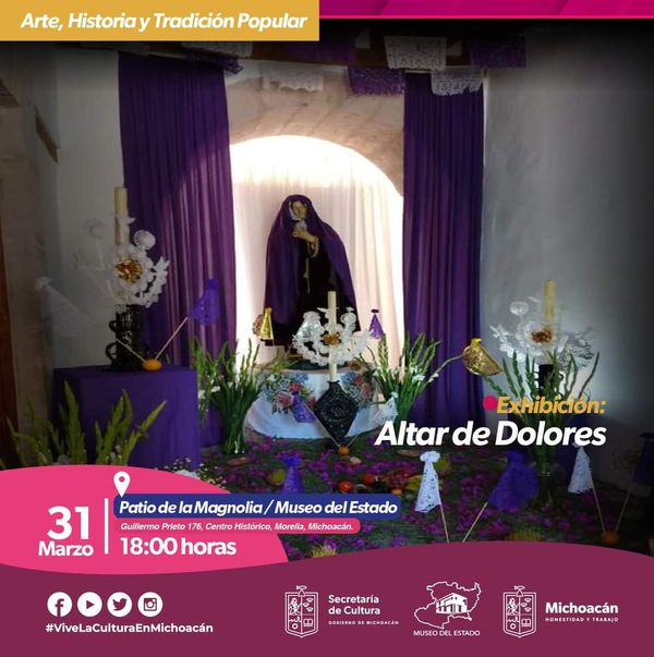 Expondrán museos del Estado y de Arte Colonial altares a la Virgen de los Dolores