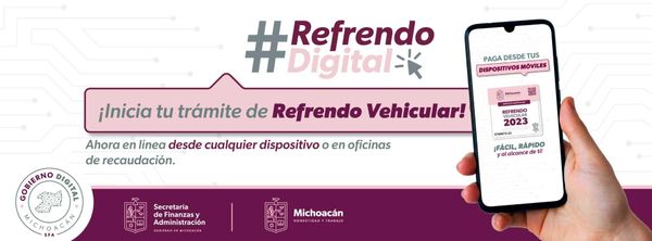 Reporta Finanzas 515 mil refrendos digitales en primer trimestre de 2023