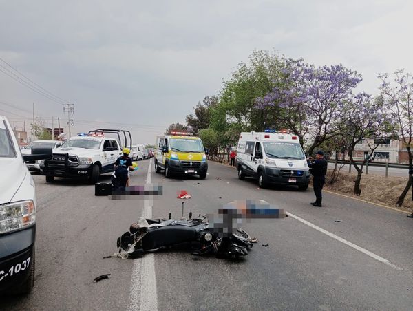 Pareja de motociclistas perdió la vida en Morelia