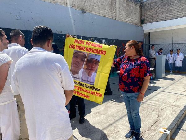 Llevan actividad de búsqueda de personas desaparecidas a penales de Michoacán