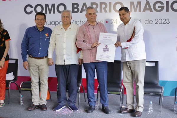 San Pedro de Uruapan recibe el primer nombramiento de Barrio Mágico en Michoacán