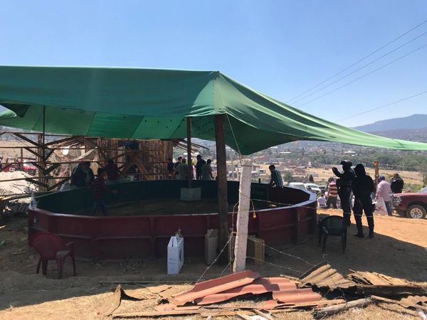 SSP y FGE desmantelan palenque clandestino en Hidalgo