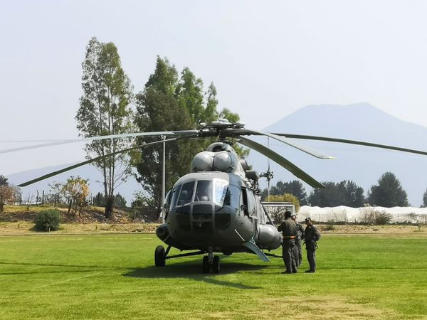 Envía Marina helicóptero para combatir incendio en cerro de La Beata: Cofom