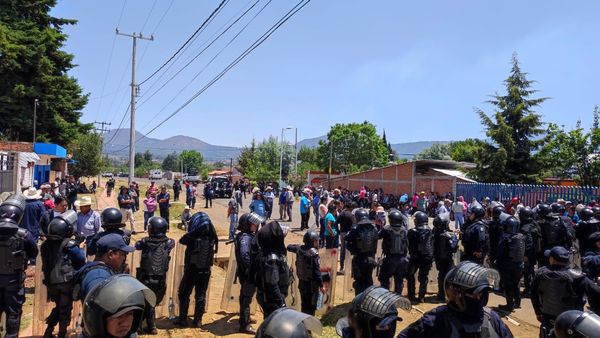 Se enfrentan comuneros en Uricho por el tema de la consulta para el autogobierno