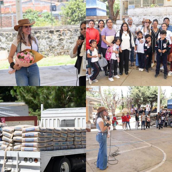 Visitó Samanta Flores escuela primaria en Pátzcuaro