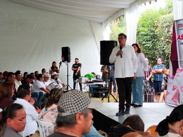 Michoacán merece paz, dijo Ricardo Monreal en su visita por Pátzcuaro