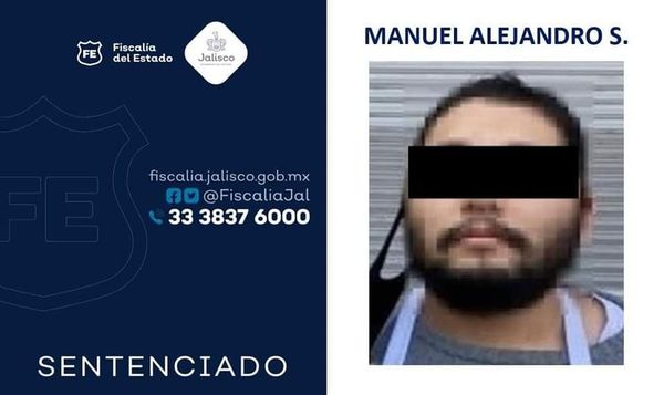 Fiscalía de Jalisco, logra sentencia de 40 años en prisión para el feminicida de Helida Yuritzbi